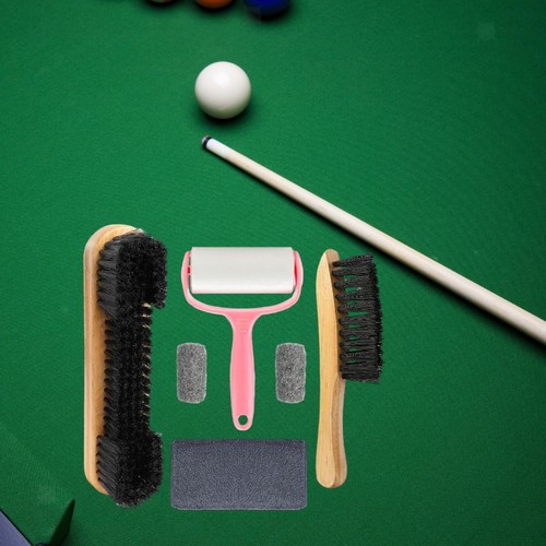 Pool table rail brush - &, set
