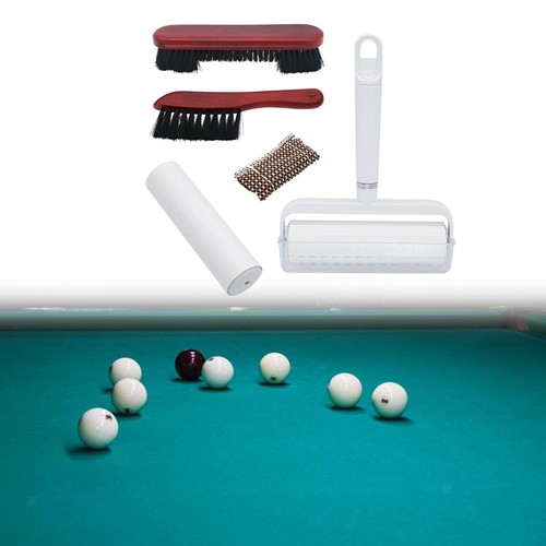 Pool table brush set cleaning - table,