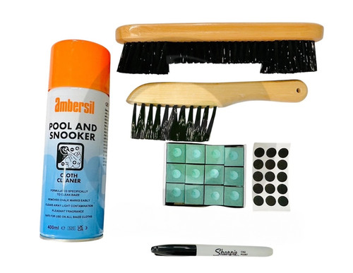 Pool snooker table cleaning - table,